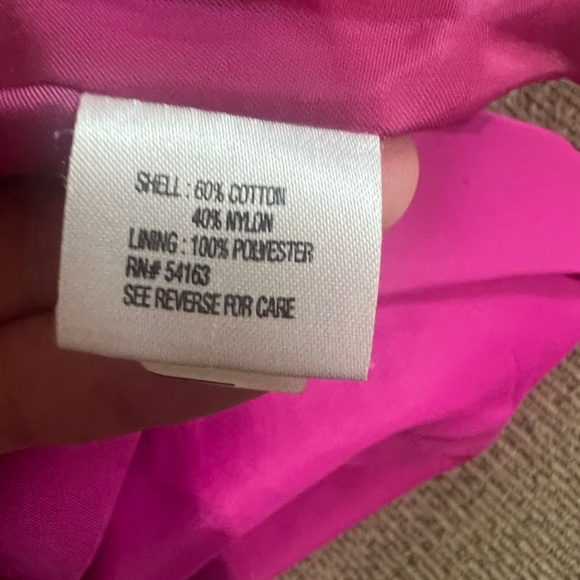 Calvin Klein Hot Pink Jacket - hot pink jacket - Picture 4 of 4